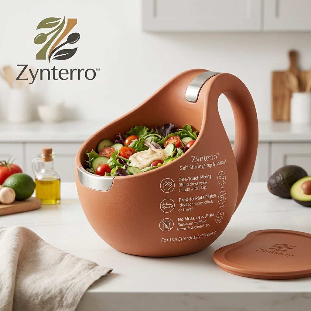 Zynterro™ Self-Stirring Prep & Go Bowl